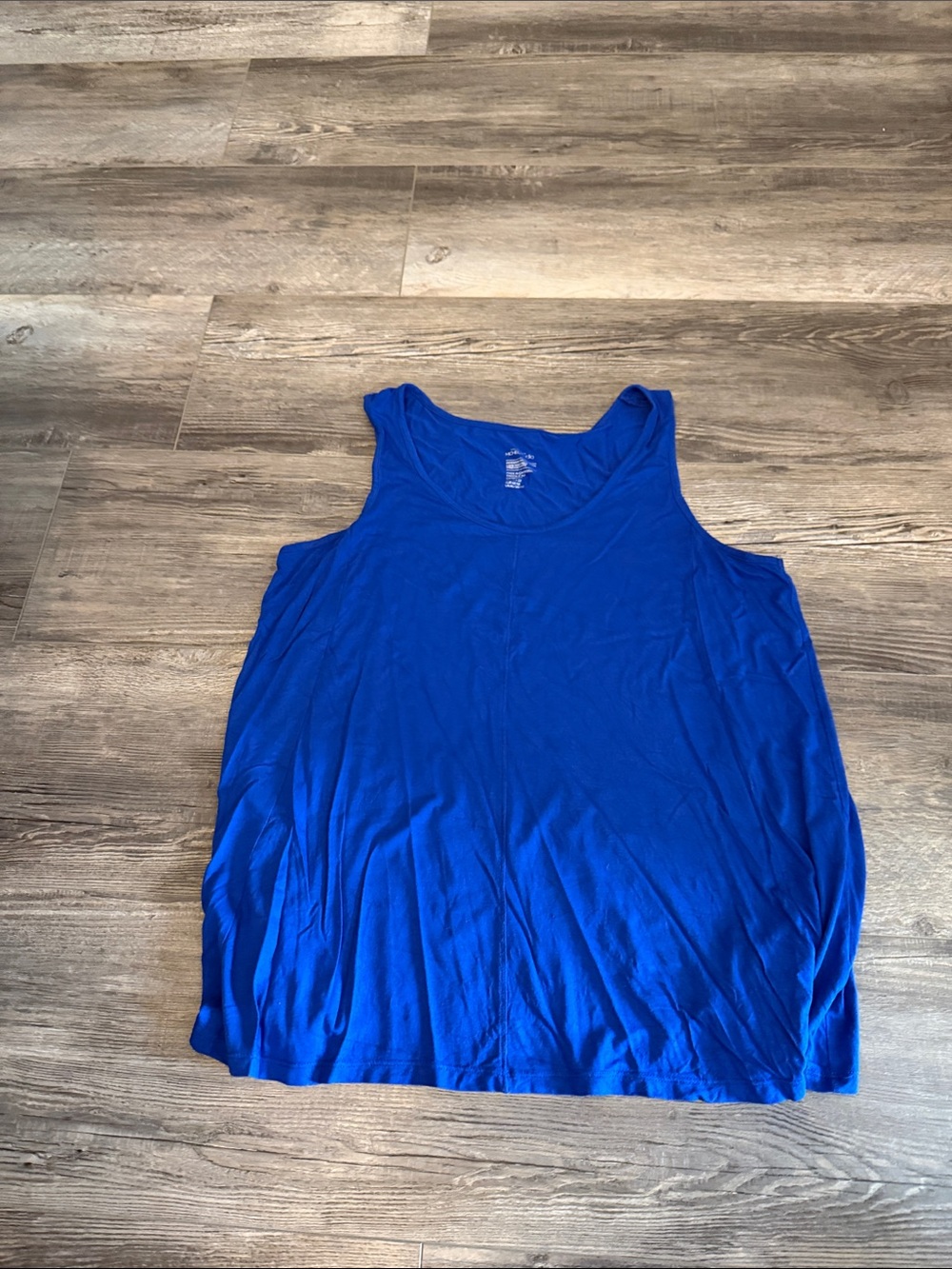 Michel Studio Women's Sleeveless Scoop Neck Tank Top - Royal Blue